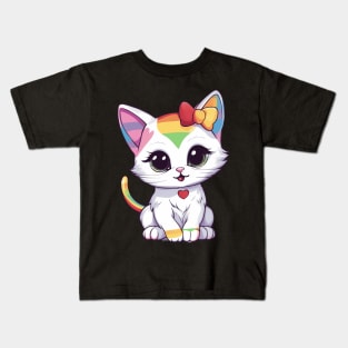 Adorable Little Baby Feline Kids T-Shirt